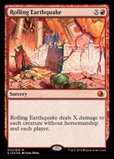 Rolling Earthquake -Foil Near Mint MTG From the Vault: Annihilation