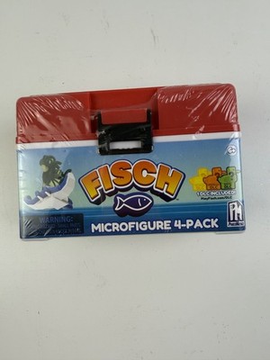 Phat Mojo Fisch Collectible Micro Figure 4 Pack Tackle Box For Kids Age 6+