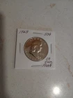 Lot Of 9 Silver Coins -  Washington Quarters & Franklin Half Dollars