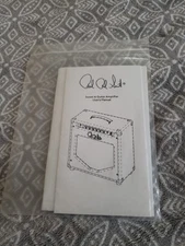 PRS SWEET 16 AND 16 PLUS AMPLIFIER MANUAL AND PAPERWORK. MINT !