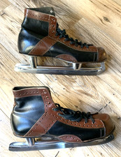 JC Higgins Ice Skates | Men's 10 | Blk & Brown | Used | Minimal Wear