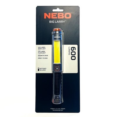 NEW NEBO BIG LARRY 2 Aluminum Work Flash Light- 500 Lumen, Magnetic base |  eBay