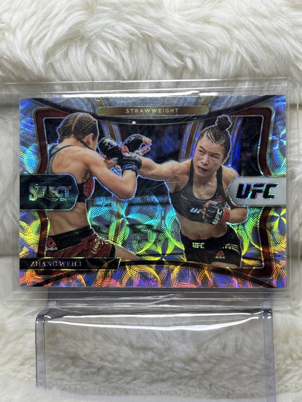 2021 Panini Select UFC #130 Zhang Weili Scope Prizms