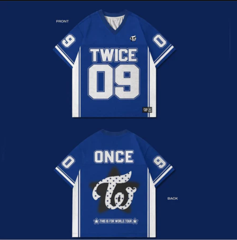 TWICE JERSEY FOR ONCE KPOP OUTFIT WORLD TOUR CONCERT TWICE MISAMO