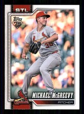 2026 Topps #161 Michael McGreevy St. Louis Cardinals 59075
