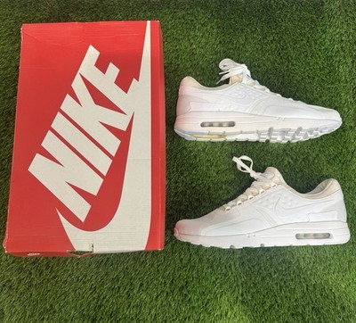 Nike Air Max Zero Essential Triple White Wolf Grey 876070-100 Men s 14 Shoes