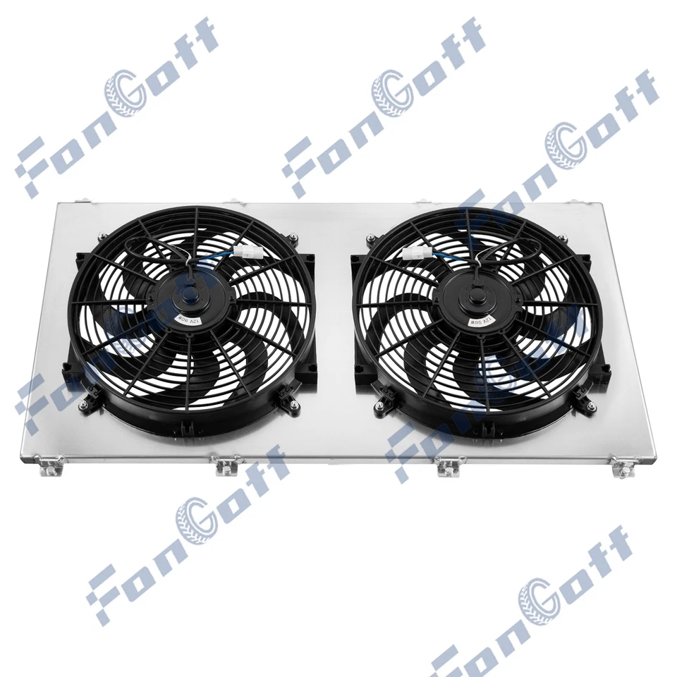 Aluminum Shroud Electric Fan For 2004-2016 Chevy Express GMC Savana 2500 3500 Foto 2 de 4