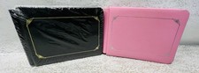 2 Creative Memories 5"x7" Albums Pink  Black w/ 10 Two Sided Pages Unused