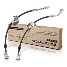 Front Driver and Passenger Brake Hydraulic Hose Compatible with Dodge Models