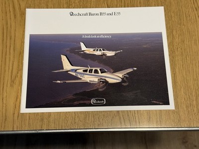1970's Beechcraft Baron B55 and E55 Sales Booklet