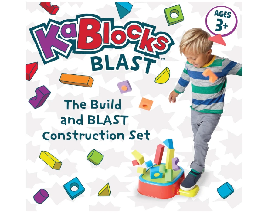 KaBlocks Blast, Incluye 30 Bloques de Espuma, 2 Bloques de Lanzamiento, Plataforma de Construcción Foto 2 de 4