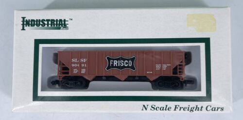 Industrial Rail N Scale 100 Ton 3 Bay Hopper St. Louis-San Francisco #90491 Brn