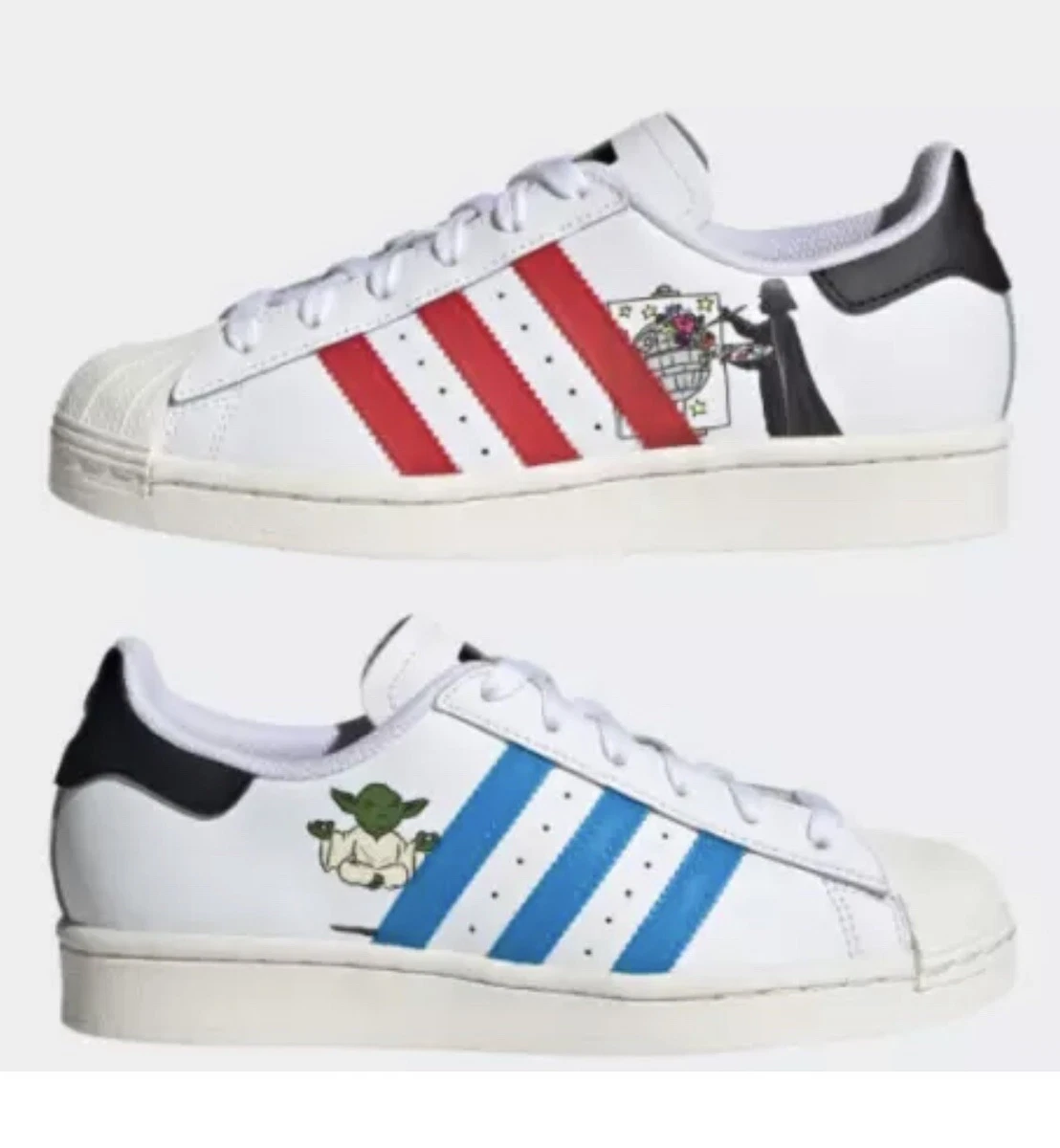 ADIDAS ORIGINALS SUPERSTAR J WARS Boy's/Men's 7) SNEAKERS WHITE [FX5938] | eBay