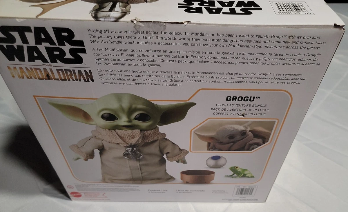 PELUCHE STAR WARS BABY YODA MATTEL / Peluche Grogu