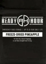 Freeze-Dried Pineapple Single Pouch 30 Year Shelf Life 8 Serving Emergency Food