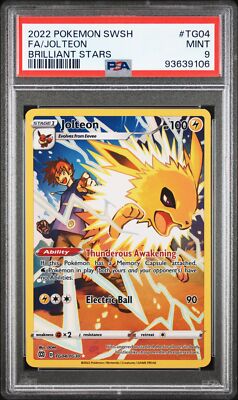 2022 POKEMON BRILLIANT STARS TG04 JOLTEON FULL ART - PSA 9! | eBay