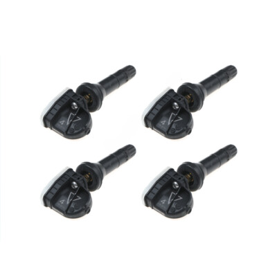 Set Of 4 TPMS Sensors 433 MHz - Replacement For Chevy Silverado, GMC Sierra, Buick & More (Part # 13598773)