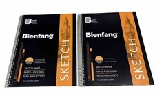 Bienfang 11” X 14” Sketch Paper, 100-Sheets Each, (2 PACK)