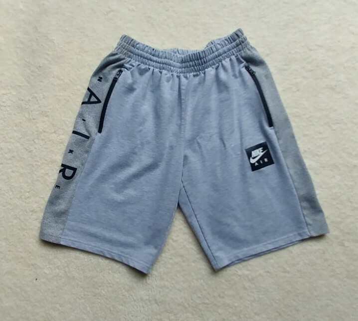 Men’s Nike Air Cotton Sweat Shorts Size Small 10” Gray Spellout Tech Fleece  EUC