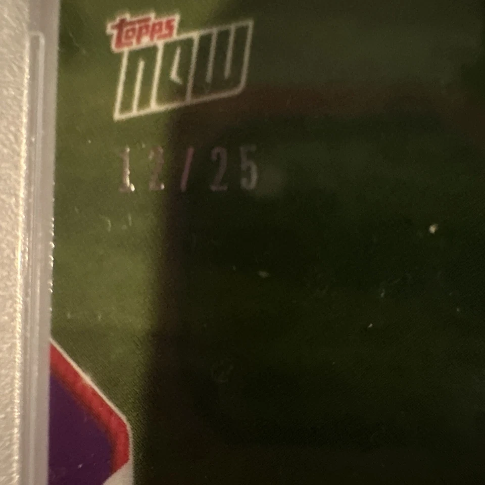 2021 TOPPS NOW PURPLE #31 JARED WALSH  #/25 PSA 10 Gem Mint Angels - Image 3 of 4