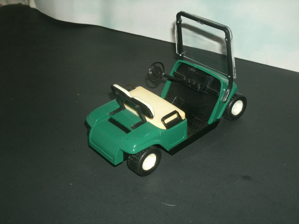 1/16 Scale Golf Cart Diecast Metal Model Coin Bank Vehicle (5.5") GMP Green - Image 2 of 4