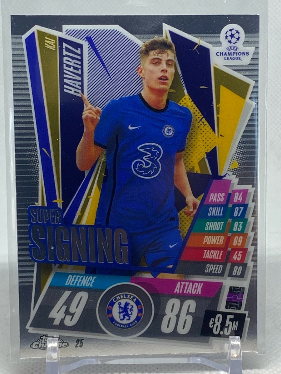 Topps Match Attax Chrome CL 20/21 No. 25 Kai Havertz Super Signing