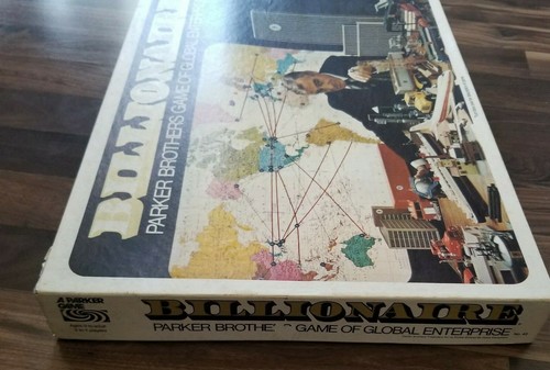 Billionaire Board Game 1973 No. 43 Parker Brothers COMPLETE Finance Money Stocks - Picture 6 of 12