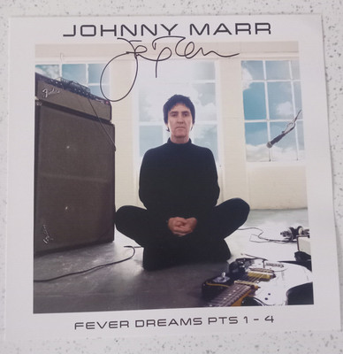 Johnny Marr signiertes 12'' Foto The Smiths - kein Vinyl nur signierte Kunst