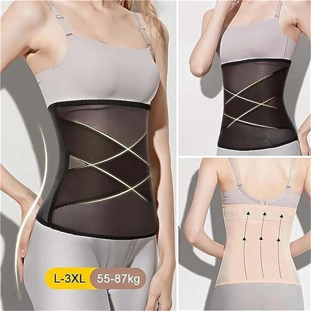 Invisible Crossover Abdominal Shaping Waist Trainer Corset Yoga Sports