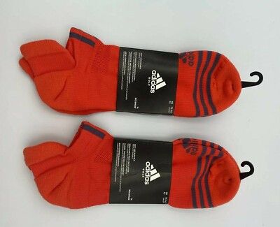 Adidas Men's Performance No Show Golf Socks Lot of 2 Pairs Fits US Shoe Sz 11-14