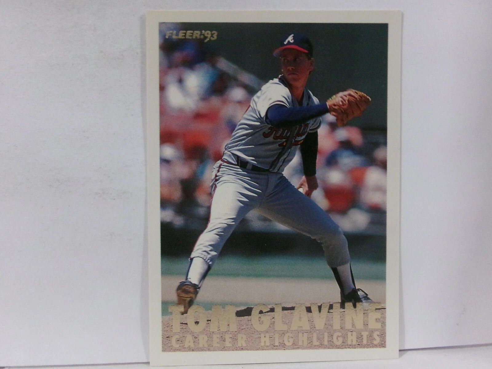 Tom Glavine trading card