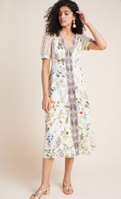 spell maggie embroidered midi dress