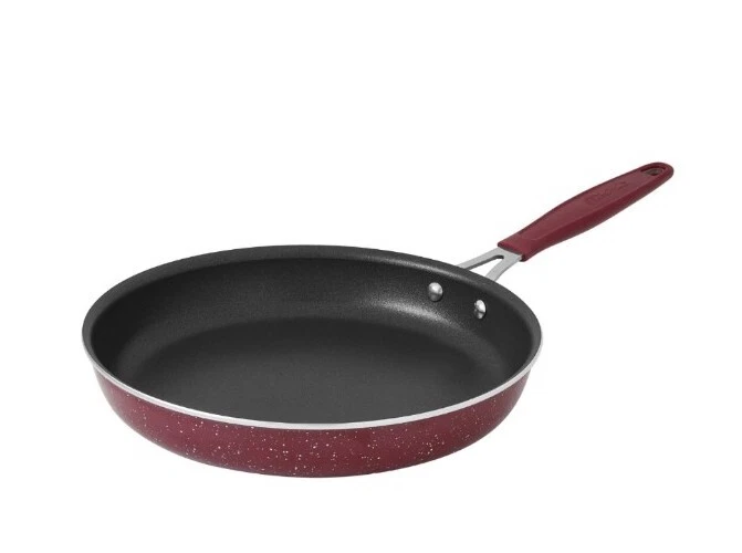 Pioneer Woman KEEPSAKE Floral Merlot ~ Enamel ~ Aluminum ~ 10" Skillet Frypan