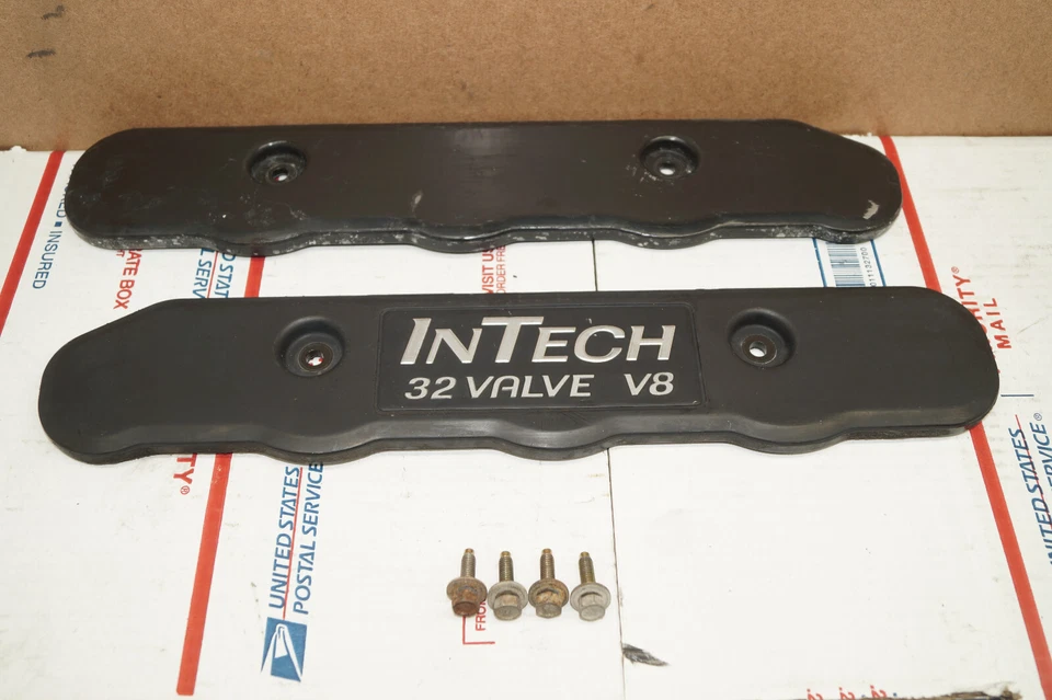 1993-2004 SVT Cobra Lincoln Mark VIII Aviator DOHC 4.6L 32V Ignition Coil Covers Foto 3 de 4