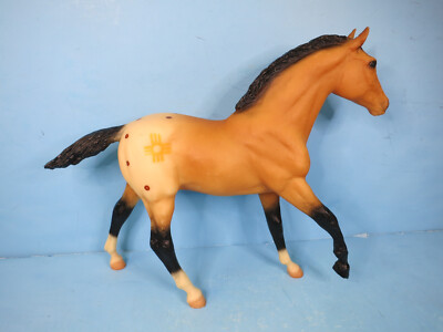 BREYER TRADITIONAL-Buckskin Appaloosa Action Stock Horse Foal-July-Dec 1998 Only