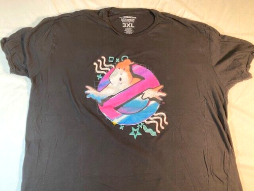  T-Shirt Ghostbusters Herren 3XL schwarz Grafik Beutekiste kurzärmelig Rundhalsausschnitt T-Shirt - Bild 1 von 2