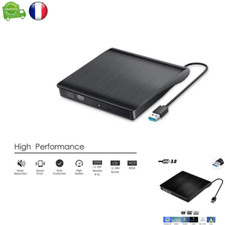 Lecteur CD DVD Externe,USB 3.0 Portable Graveur et Lecteur de CD-RW/DVD-RW