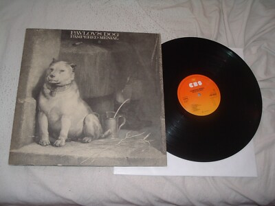 PAVLOV'S Dog Pampered Menial '76 Original Eu Import Orange Label UK Prog
