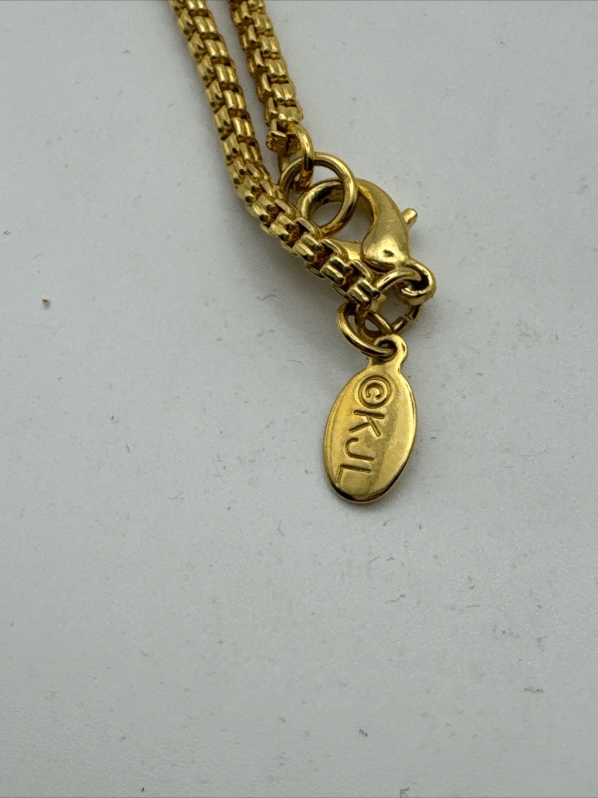 FABULOUS KENNETH JAY LANE GOLDTONE CHAIN NECKLACE… - image 3