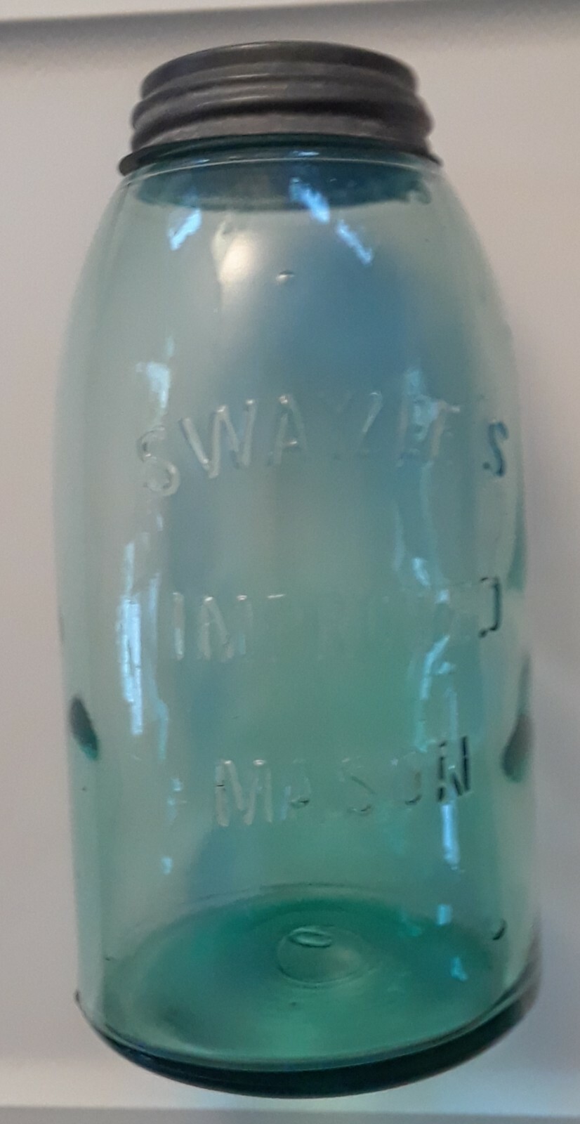 Swayzee's Improved Mason Jar (1/2 Gallon size) eBay