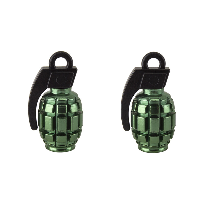 Black Ops Grenade Valve Caps Valve Caps Bk-ops Grenade Sv Grn