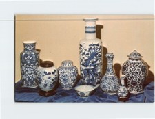 Postcard Porcelains Herbert Hoover Presidential Library West Branch Iowa USA