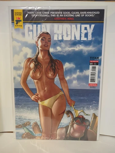 Gun Honey #1 Titan Comics Adam Hughes FOC Variant, 1st Print NM