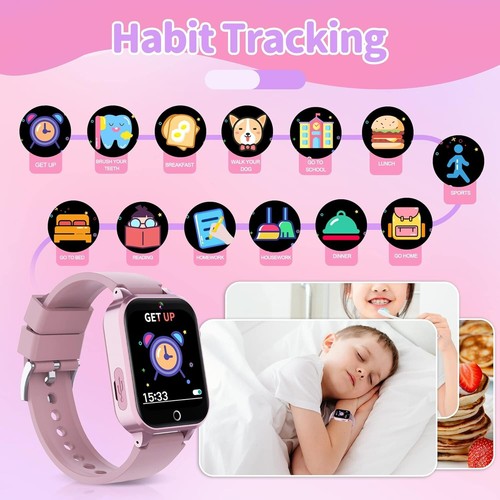 YEDASAH Dziecięcy Smartwatch Chłopcy Dziewczęta - Smartwatch HD Ekran dotykowy Came - Zdjęcie 4 z 10