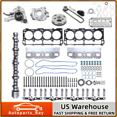 MDS Lifters Camshaft Head Gaskets Kit For 2009-2015 Dodge Ram 1500 5.7L Hemi V8