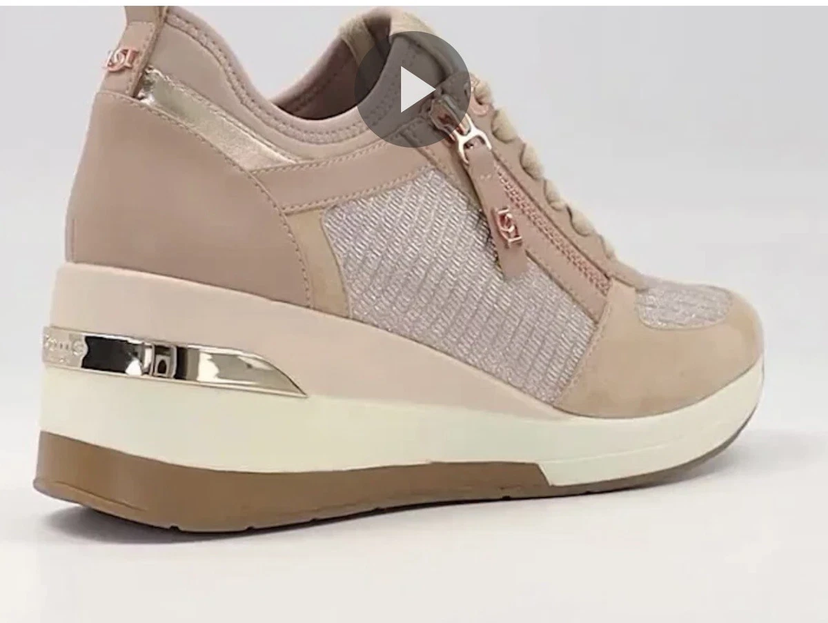 Dune rose hotsell gold trainers