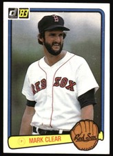 1983 Donruss Mark Clear    #361 Boston Red Sox