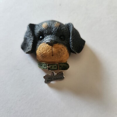 Rottweiler Refrigerator magnet Designed By Karen Hann Eneso Corp. Missing Magnet