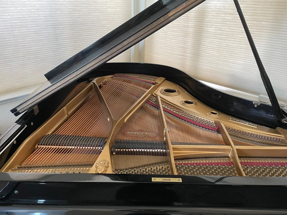 Schafer & Sons SS-58 Baby Grand Piano 5'3" Polished Ebony - Image 4 of 4