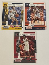 2019 Panini Contenders Draft Kings Poole - Hunter - Mcdaniels School Colors Lot